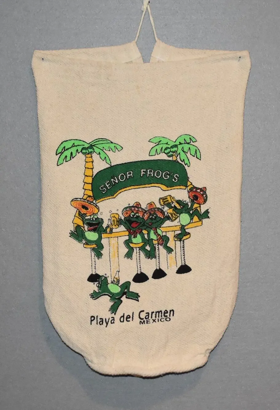 Senor Frog's Burlap Back Sack